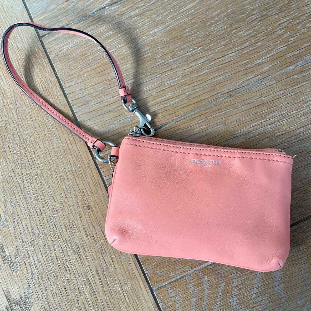 Coach Coral Wristlet